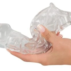 CRYSTAL Penis Sleeve With Extension And Ball Ring 10 CRYSTAL Penis Sleeve With Extension And Ball Ring -sex toys shop 05129070000 nor c