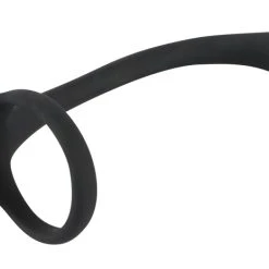 Black Velvets Cock & Ball Ring With Butt Plug -sex toys shop 05329750000 nor b