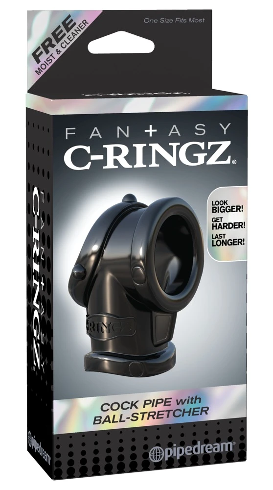 Fantasy C-Ringz Cock Pipe With Ball-Stretcher 3 Fantasy C-Ringz Cock Pipe With Ball-Stretcher