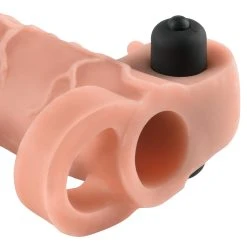 Fantasy X-tensions Vibrating Real Feel 1" Extension -sex toys shop 05407570000 nor b