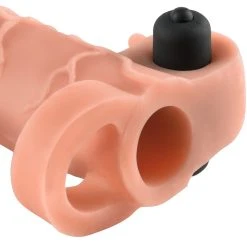 Fantasy X-tensions Vibrating Real Feel 2" Extension -sex toys shop 05407650000 nor b