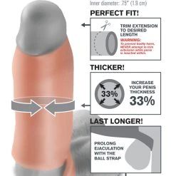 Fantasy X-tensions Real Feel Enhancer -sex toys shop 05408200000 nor b