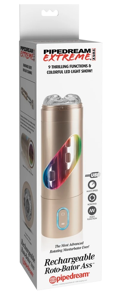 Pipedream Extreme Toyz Rechargeable Roto-Bator Ass 3 Pipedream Extreme Toyz Rechargeable Roto-Bator Ass