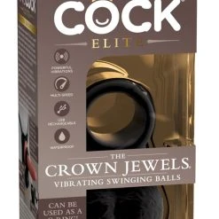 King Cock Elite The Crown Jewels - Vibrating Swinging Balls