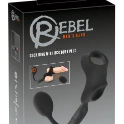 Rebel Cock Ring With RC Butt Plug
