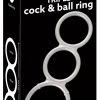 You2Toys Metallic Silicone Triple Cock And Ball Ring