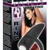 Black Velvets Cock Ring With Vibration -sex toys shop 05838120000 verp