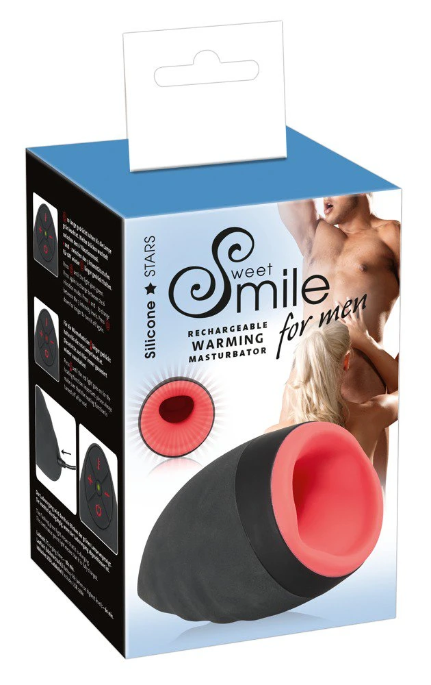 Sweet Smile Vibrating & Warming Masturbator 3 Sweet Smile Vibrating & Warming Masturbator