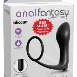 Analfantasy Collection Ass-Gasm Cockring Vibrating Plug