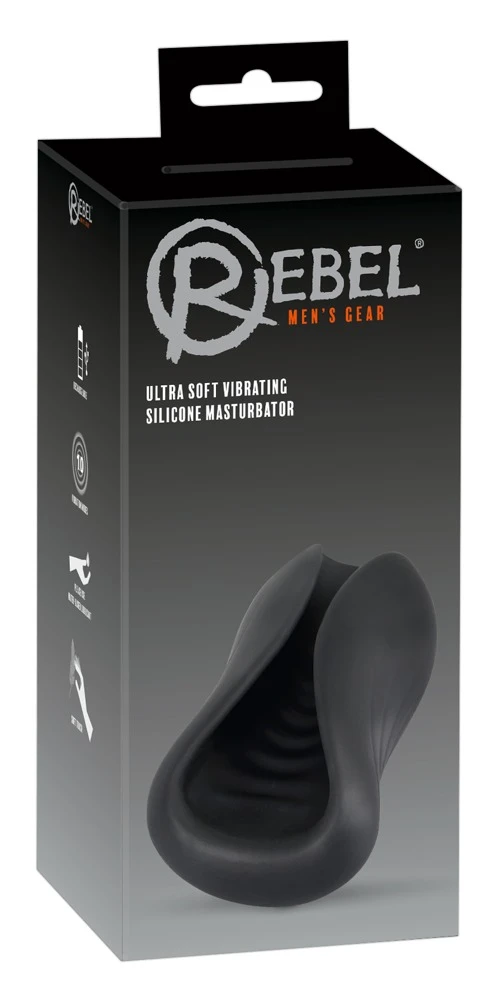 Rebel Ultra Soft Vibrating Silicone Masturbator 3 Rebel Ultra Soft Vibrating Silicone Masturbator