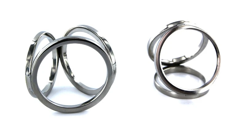 Kiotos Triple Cockring - Edelstahl 4 Kiotos Triple Cockring - Edelstahl – Bild 2