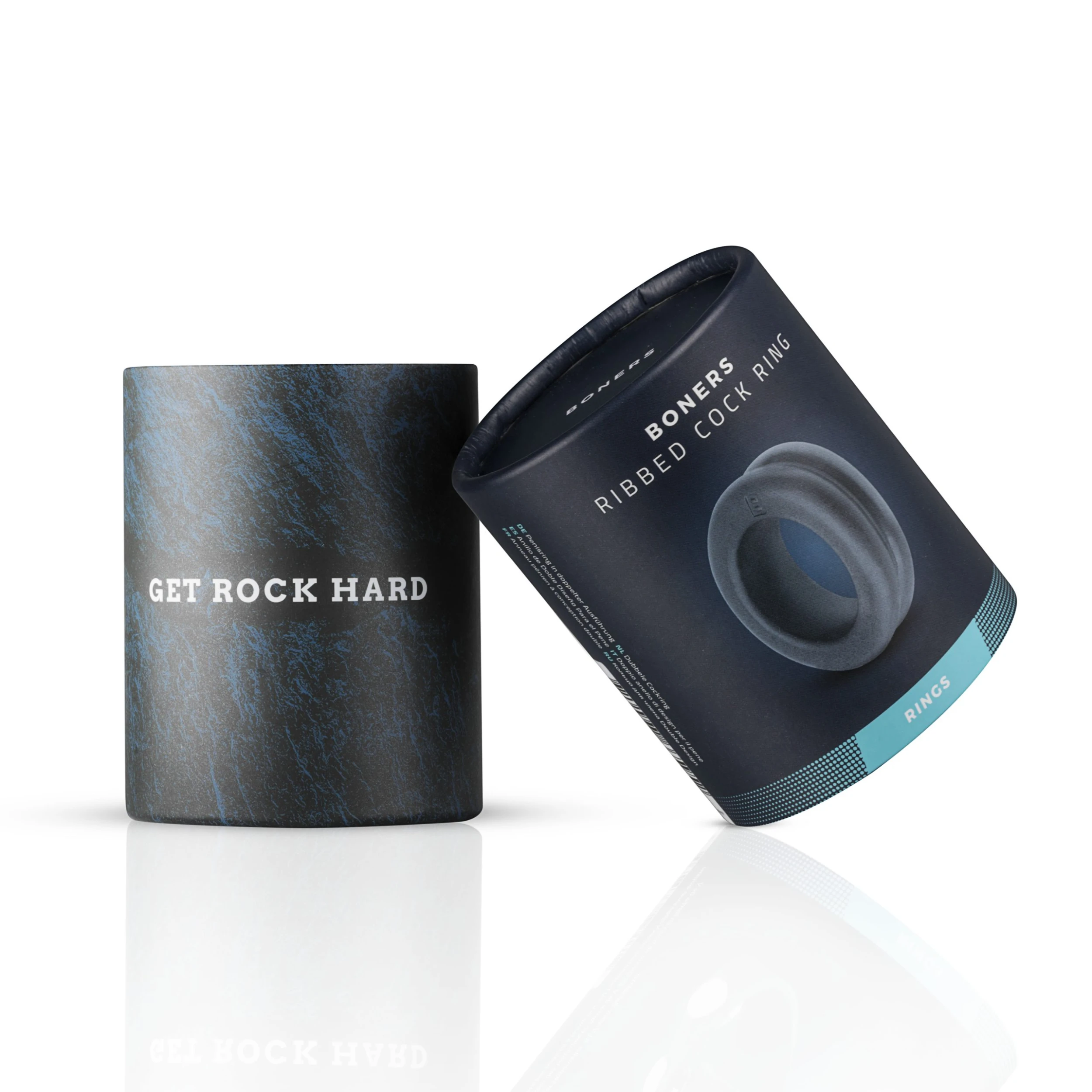 Boners Ribbed Cock Ring 3 Boners Ribbed Cock Ring