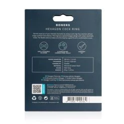 Boners Hexagon Cock Ring -sex toys shop BON039 4