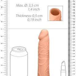 RealRock Real Rock - Penis Extender - 17,5 Cm -sex toys shop REA071FLE dupe2 scaled
