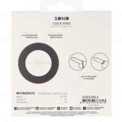 SONO - No. 39 - Cock Ring -sex toys shop SON039BLK scr dupe3